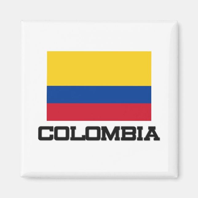 Aimant Drapeau Colombie (Devant)