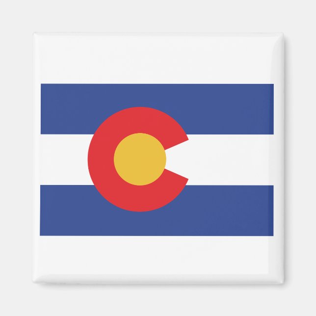 AIMANT DRAPEAU COLORADO (Devant)