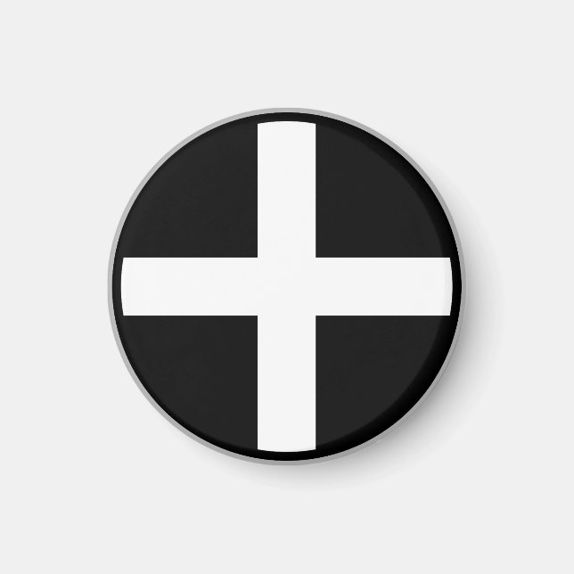 Aimant Drapeau cornique St Piran (Devant)