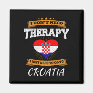 Aimant Drapeau croate I Cadeau de vacances en Croatie I D