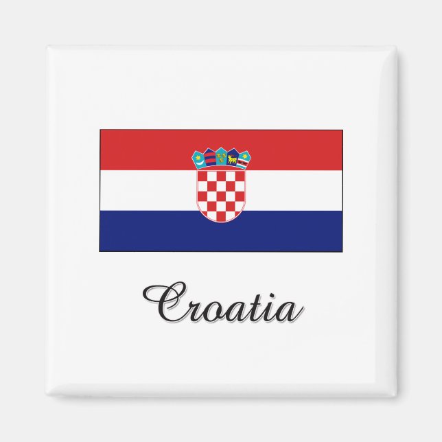 Aimant Drapeau Croatie (Devant)