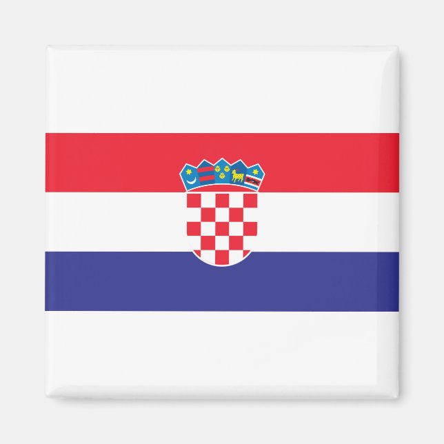Aimant Drapeau Croatie (Devant)