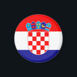 Aimant Drapeau Croatie<br><div class="desc">Drapeau de Croatie.</div>