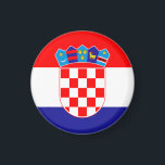 Aimant Drapeau Croatie<br><div class="desc">Drapeau de Croatie.</div>
