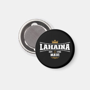 Aimant Drapeau d'Ancre de bateau Vintage Lahaina Maui 179