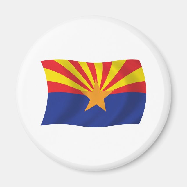 Aimant Drapeau d'Arizona (Devant)