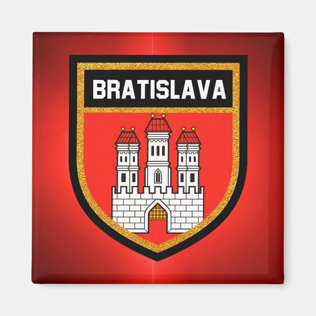 Aimant Drapeau de Bratislava (Devant)