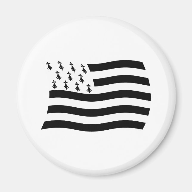 Aimant Drapeau de Bretagne (Devant)