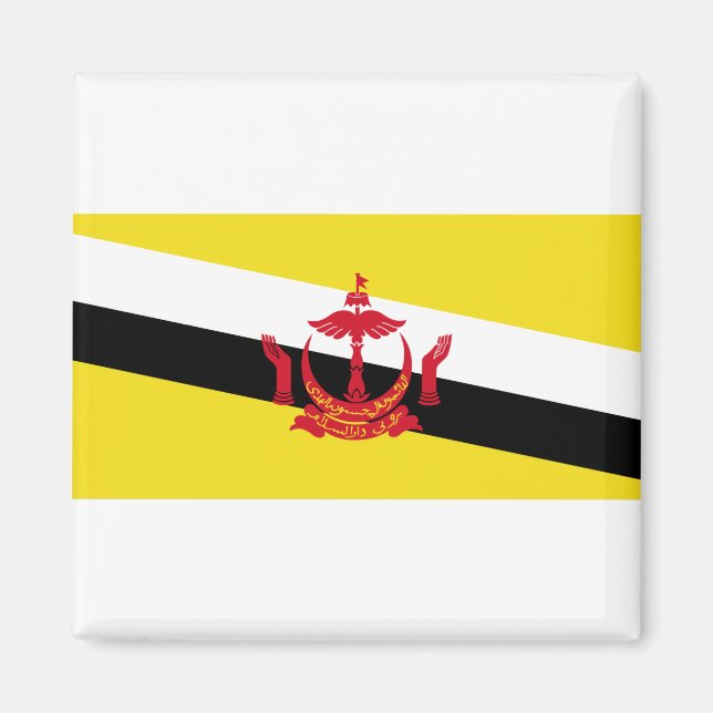 Aimant Drapeau de Brunei (Devant)