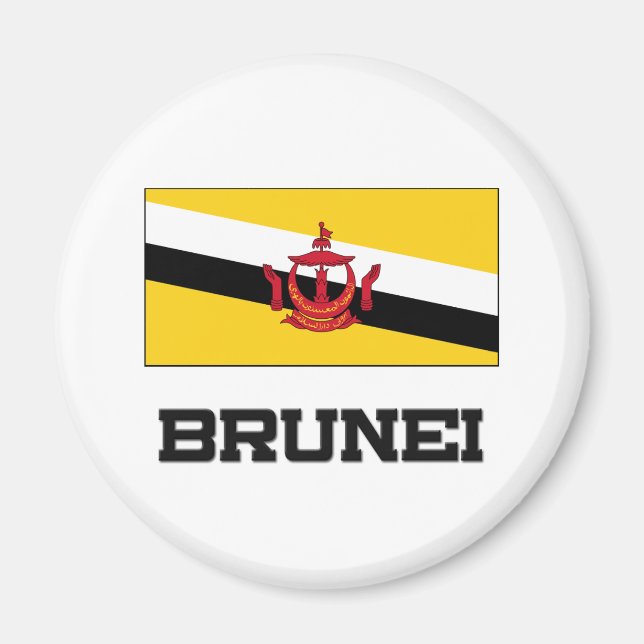 Aimant Drapeau de Brunei (Devant)