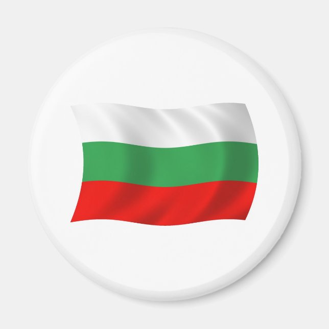 Aimant Drapeau de Bulgarie (Devant)