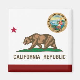 Aimant Drapeau de Californie