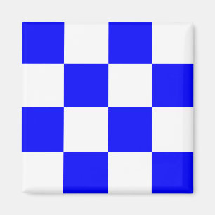 Aimant Drapeau de code de signaux "N" (novembre)