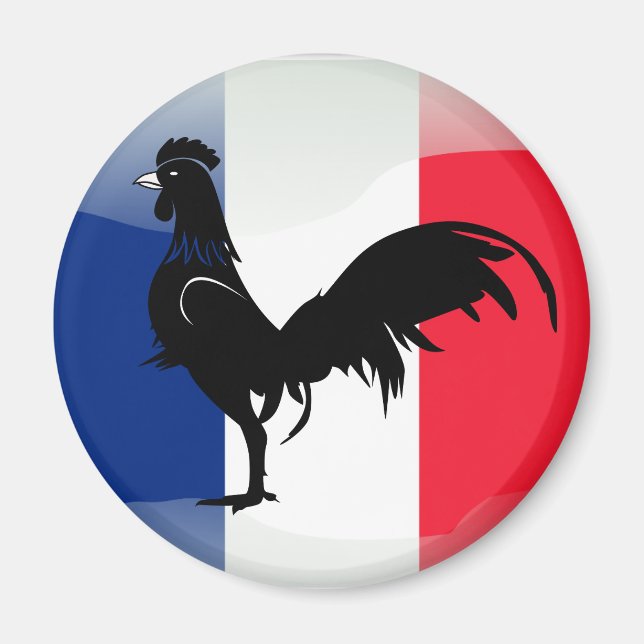 Aimant Drapeau de Coquelet (Devant)