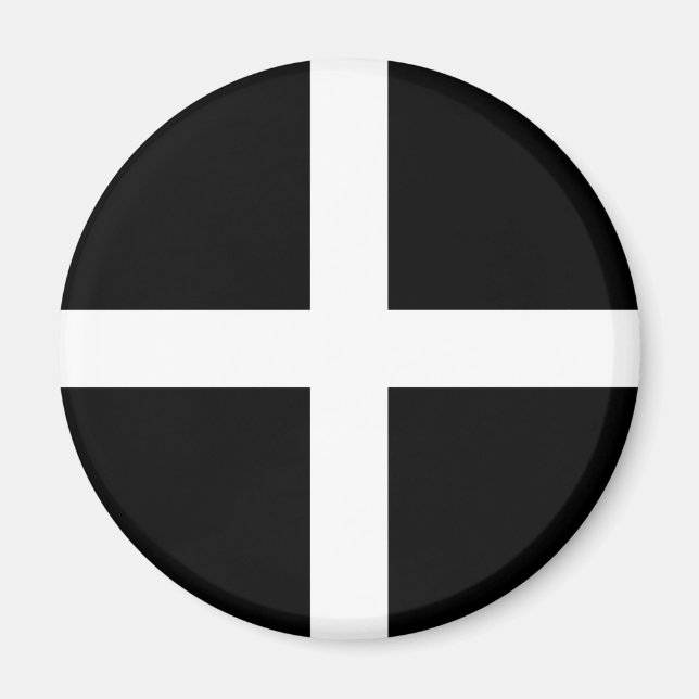 Aimant Drapeau de Cornouailles (Cornwall) (Comté d'Anglet (Devant)