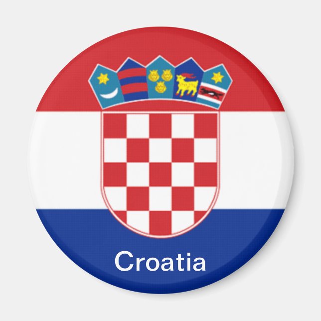 Aimant Drapeau de Croatie (Devant)