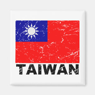 Aimant Drapeau de cru de Taïwan