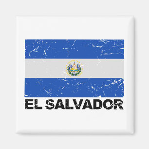 Aimant Drapeau de cru du Salvador