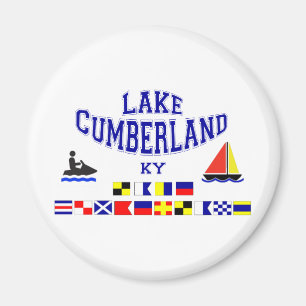 Aimant Drapeau de Cumberland KY Sig de lac