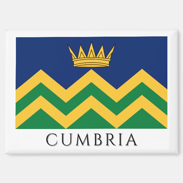 Aimant Drapeau de Cumbria (à compter de 2025) (Recto)