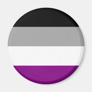 Aimant Drapeau de fierté asexué