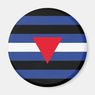 Aimant Drapeau de fierté cuir queer