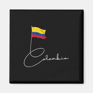 Aimant Drapeau de fierté de Colombie Drapeau national de