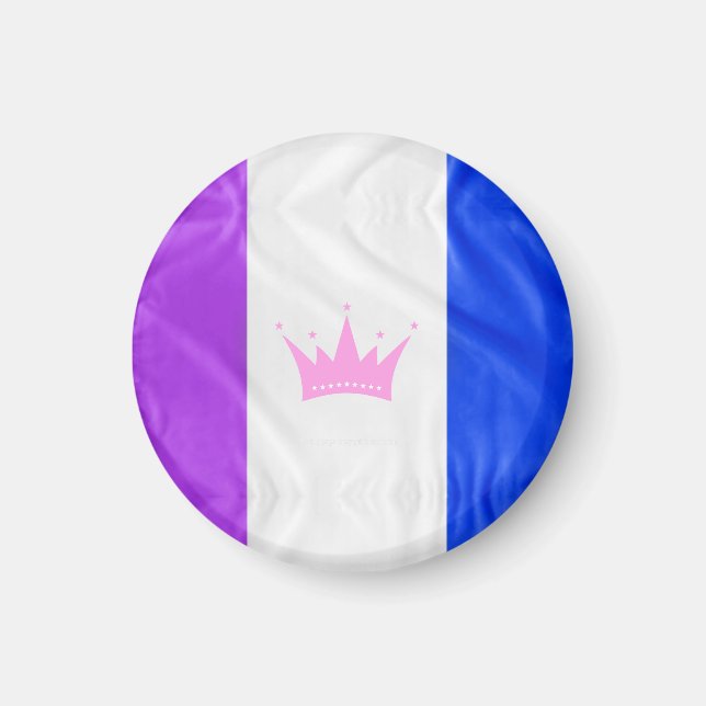 Aimant Drapeau de fierté de la culture drag de SlipperyJo (Devant)