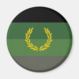 Aimant Drapeau de fierté de l'uniforme militaire