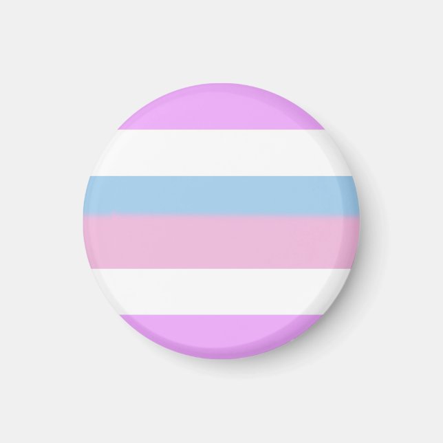 Aimant Drapeau de fierté intersexe (Devant)
