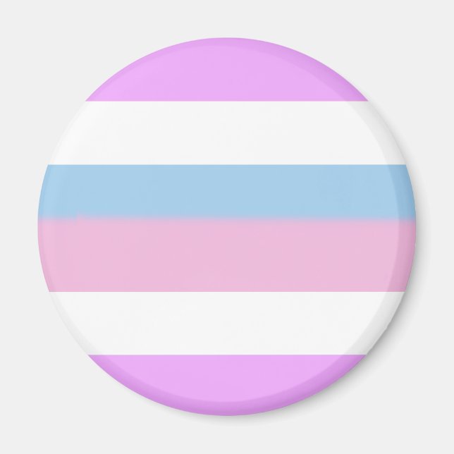 Aimant Drapeau de fierté intersexe (Devant)