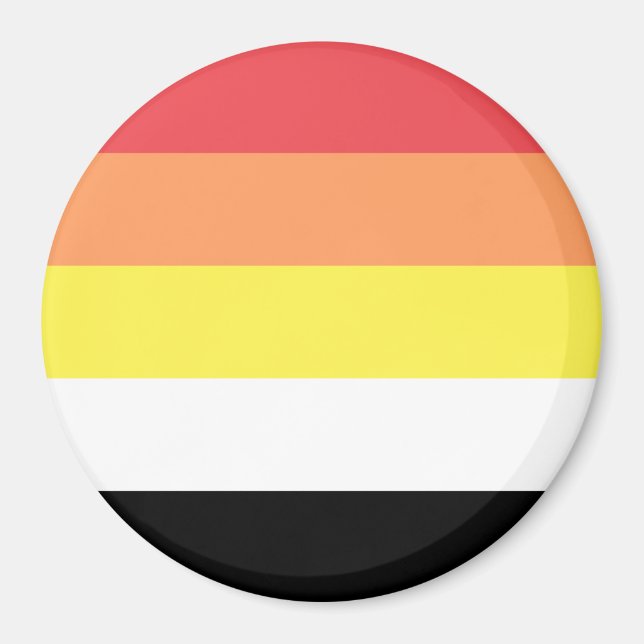 Aimant Drapeau de fierté Lithsexuel (Devant)