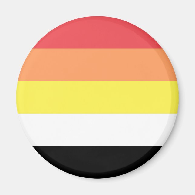 Aimant Drapeau de fierté Lithsexuel (Devant)
