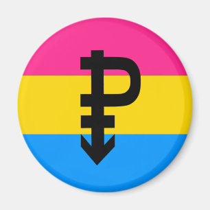Aimant Drapeau de fierté pansexuelle