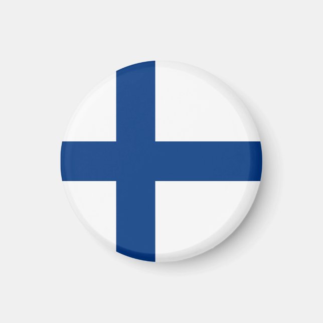 Aimant Drapeau de Finlande (Devant)