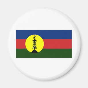 Aimant Drapeau de gens du pays de la Nouvelle-Calédonie
