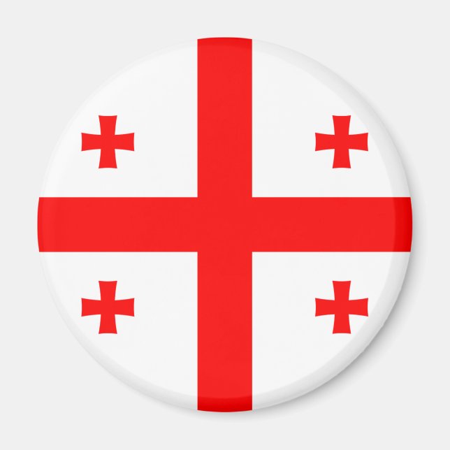 Aimant Drapeau de Géorgie (Devant)