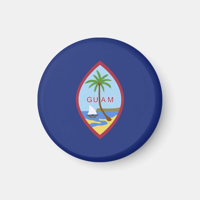 Aimant Drapeau de Guam (Devant)