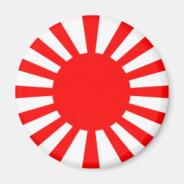 Aimant Drapeau de guerre de l'armée impériale japonaise (Devant)