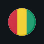 Aimant Drapeau de Guinée<br><div class="desc">Drapeau de Guinée</div>