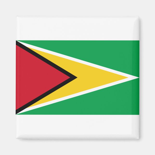 Aimant Drapeau de Guyana (Devant)