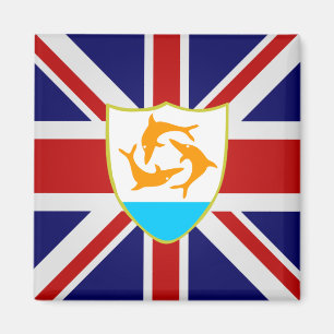 Aimant Drapeau de haute qualité d'Anguilla