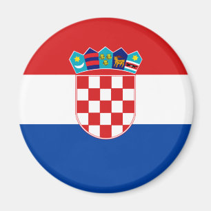 Aimant Drapeau de haute qualité de la Croatie