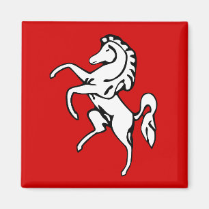 Aimant Drapeau de Kent (Cheval Blanc) (Comté d'Angleterre