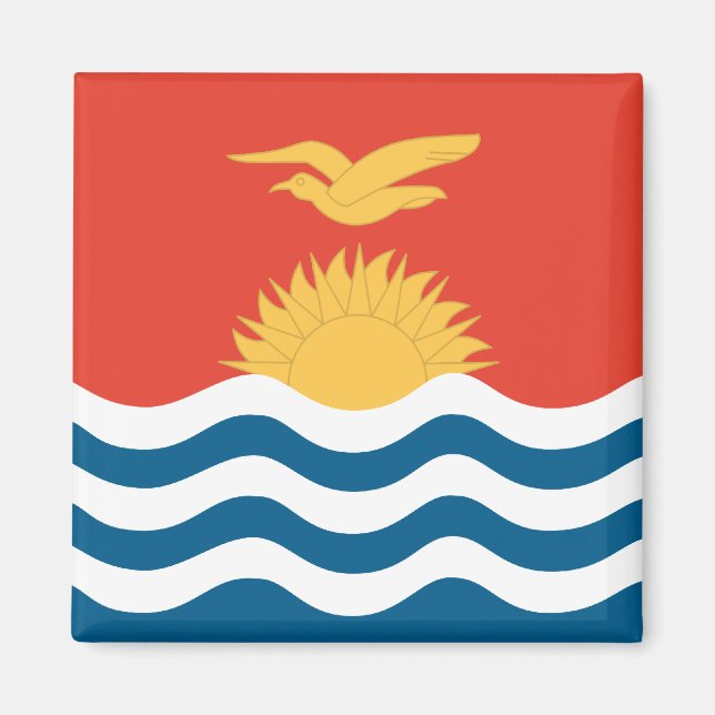Aimant Drapeau de Kiribati (Devant)