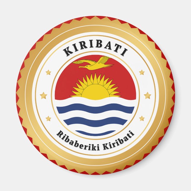 Aimant Drapeau de Kiribati (Devant)