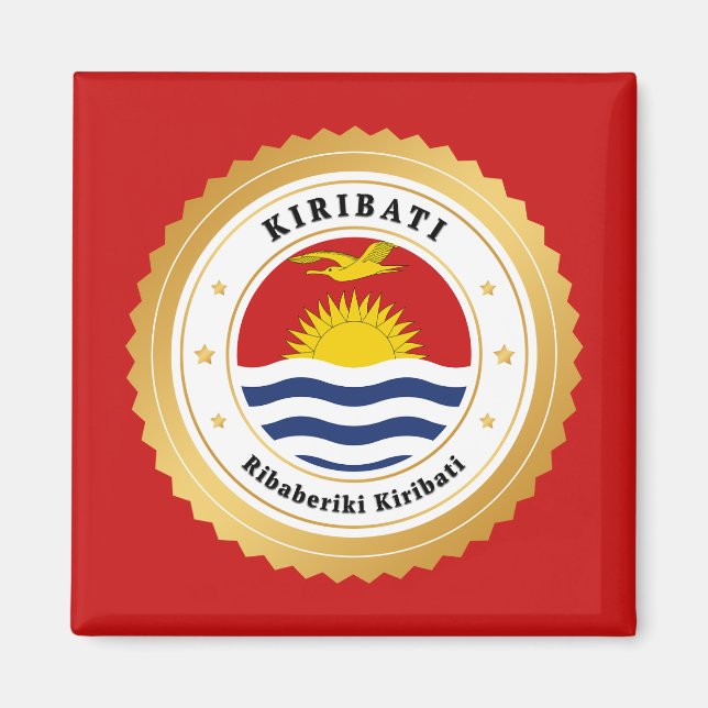 Aimant Drapeau de Kiribati (Devant)