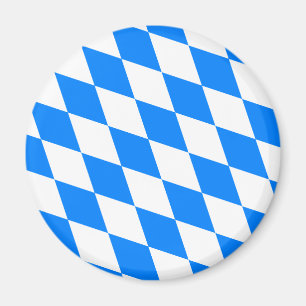Aimant Drapeau de la Bavière de l'Allemagne