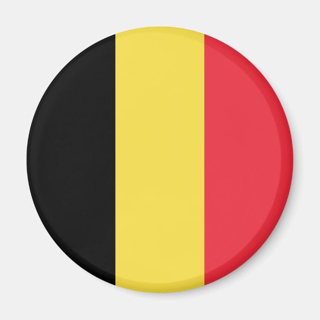 Aimant Drapeau de la Belgique (Devant)