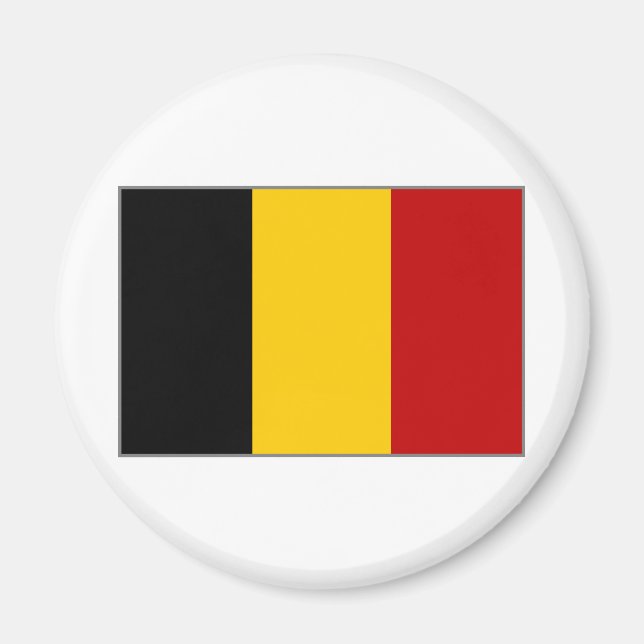 Aimant Drapeau de la Belgique (Devant)